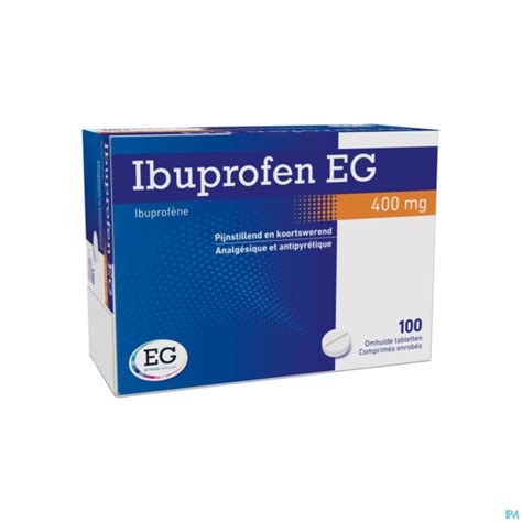 Ibuprofen EG 400 Mg Comp Pell 100 X 400 Mg Pharma Online