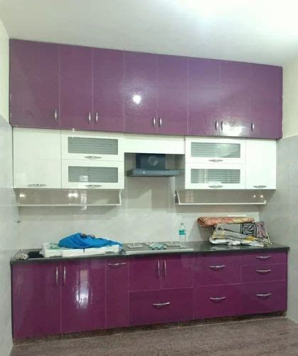 Plywood Modern Modular Kitchen Cabinet At Rs Square Feet In