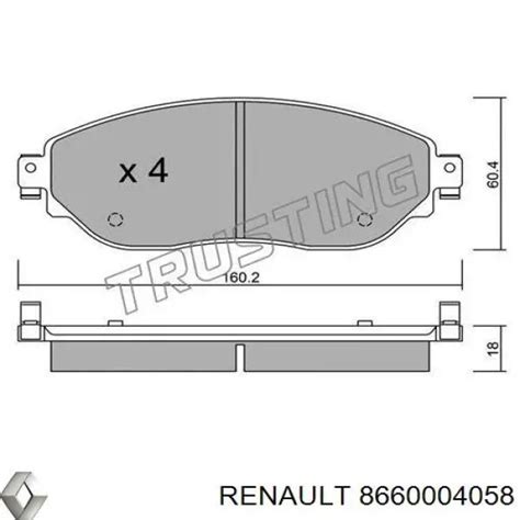 Renault Rvi Pastillas De Freno Delanteras