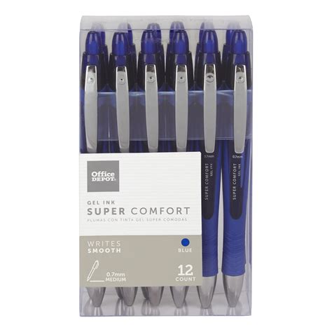 Amazon Office Depot Super Comfort Grip Retractable Gel Pens