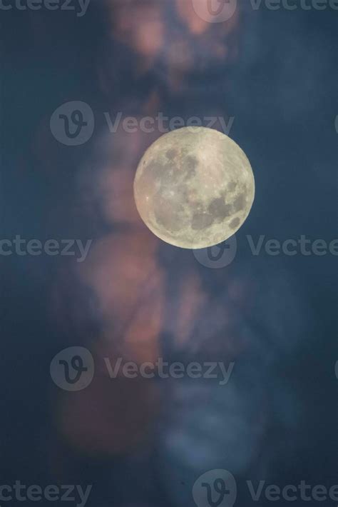 Moon in the night sky , Background 26208997 Stock Photo at Vecteezy