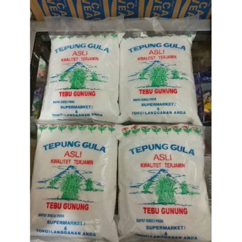 Jual Tepung Gula Cap Tebu Gunung Gr Shopee Indonesia