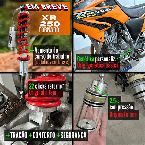 AMORTECEDOR TUSCANY P HONDA XR 250 TORNADO COMPLETO Tuscany Racing