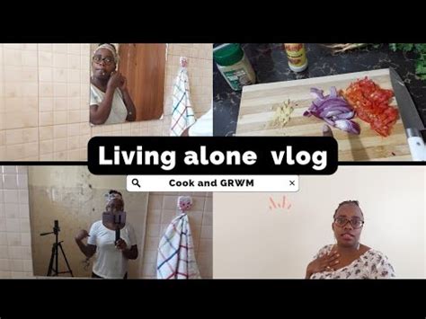 Living Alone Vlog Cook With Me Dinner Youtube