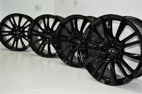 19″ Infiniti Q50 Q60 Red Sport Wheels Rims Set 19×9 19×9.5 black – Factory Wheel Republic