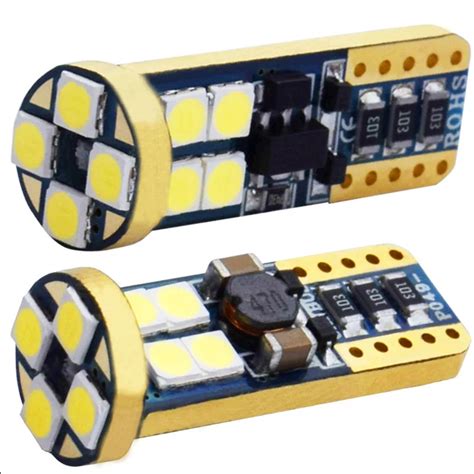 Pcs T W W Led Car Parking Light Lm Super Bright Smd