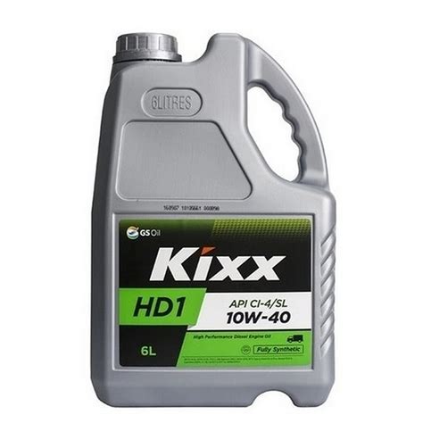 Масло моторное 10W40 CI-4/SL KIXX HD1 6л синтетическое
