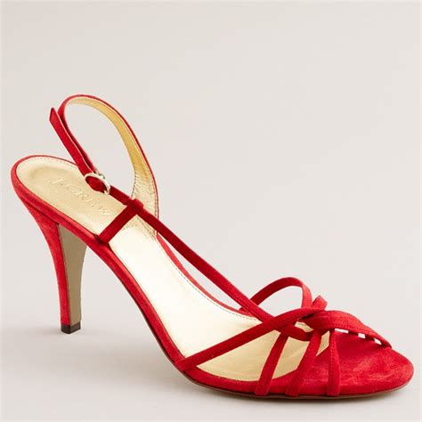 Red Strappy Sandals | CraftySandals.com