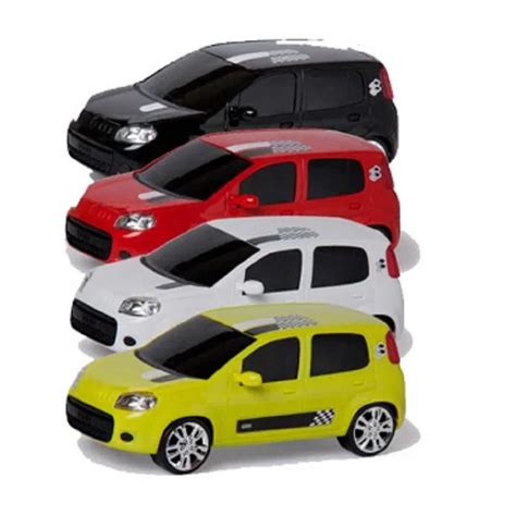 Carrinho Infantil Fiat Uno Attractive Cores Sortidas Roma Brinquedos