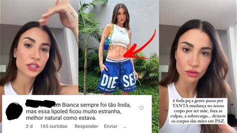 BIANCA ANDRADE se PRONUNCIA APÓS ser ACUSADA de ESCONDER CIRURGIA na