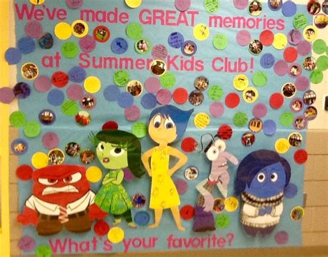 A Bulletin Board With Some Cartoon Characters On It