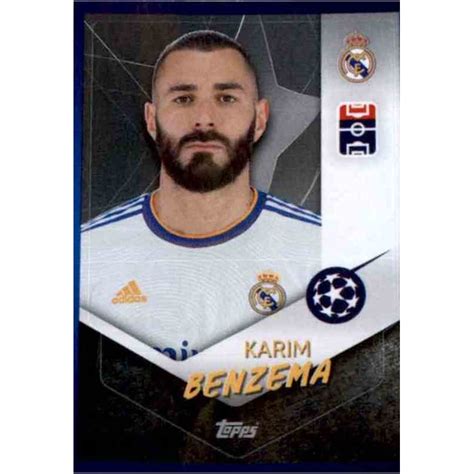 Venta Cromo De Karim Benzema Real Madrid Topps Champions League