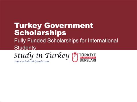 Turkey Turkish Government Scholarships 2024 For International