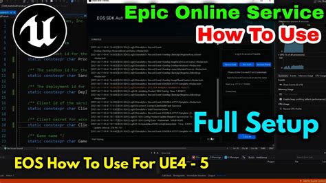 Epic Online Service 2021 How To Use For Unreal Engine 4 5 EOS How To