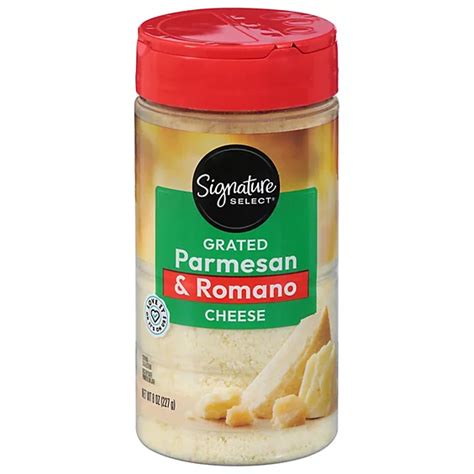 Signature Select Cheese Grated Parmesan And Romano 8 Oz Safeway