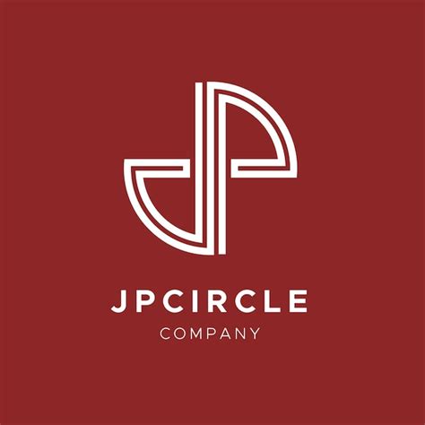 Premium Vector J And P Monogram Logo