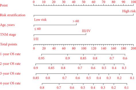 Construction Of The Nomogram Model A The Combination Of Risk