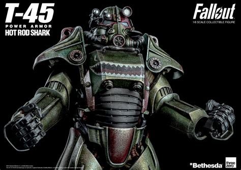 Fallout 1 6 T45 Hot Rod Shark Armor Pack And Fallout 1 6 Power