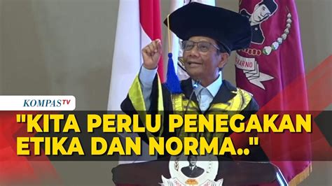 Full Mahfud Md Bicara Bobrok Hukum Ri Di Wisuda Universitas Bung