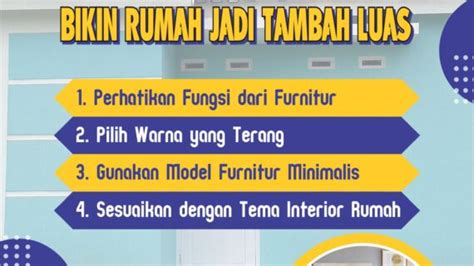 Desember Tips Memilih Perabot Multifungsi Bikin Rumah Jadi