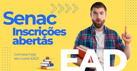 O Senac Abre Vagas Para Cursos T Cnicos Profissionalizantes