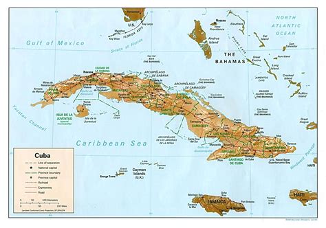 Cuba Provinces Map