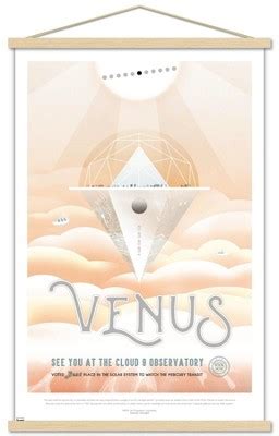 Trends International Nasa - Venus Travel Poster Magnetic Framed Wall ...