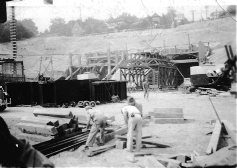 'Building the bridge', circa 1939/1940, and one from the 1950s. Three ...