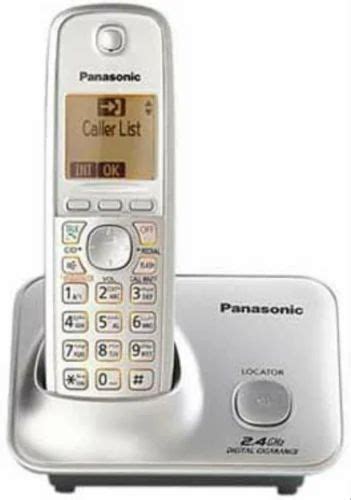 Black Panasonic Cordless Phone KX TG3711BX Model Name Number KX