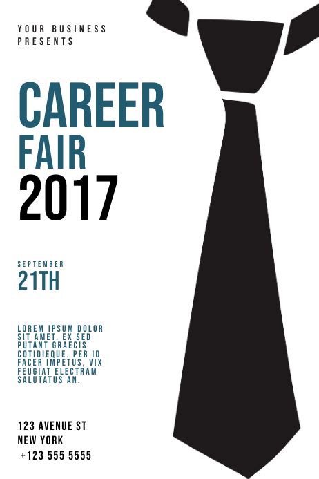 Copy Of Career Business Fair Template Postermywall