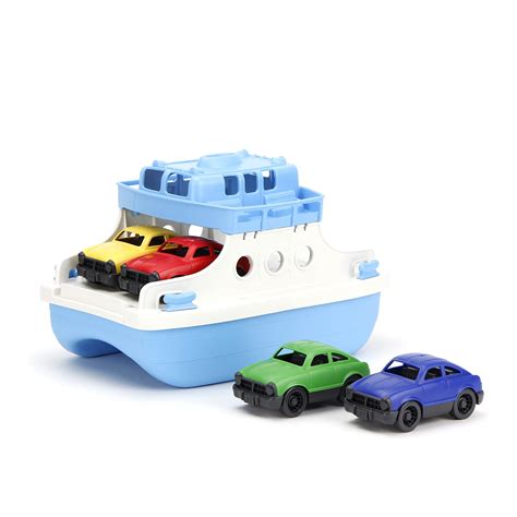 Buy Green Toys Deluxe Ferry Boat Set 5 Piece Pretend Play Motor