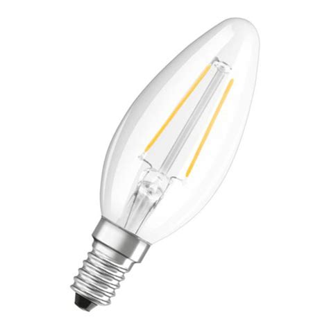 Osram Classic B Led Bulb E14 2 5 W 2 700 K Clear Uk