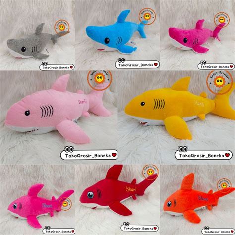 Jual Boneka Animal Hewan Ikan Hiu Paus Baby Shark Ukuran Jumbo Besar