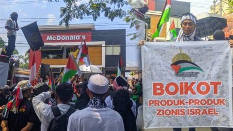 Gerai Mcd Mataram Tutup Karena Didemo Aliansi Pro Palestina Serukan