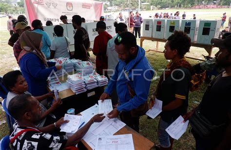 Pemungutan Suara Ulang Pemilu Di Papua Antara Foto