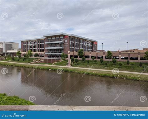 cna surety building   banks   big sioux editorial photography