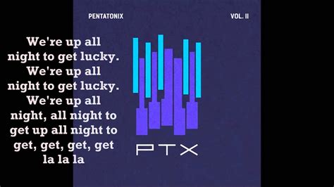 Pentatonix Daft Punk Lyrics Youtube