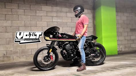 Vento Rocketman Cafe Racer By Volt Moto Youtube