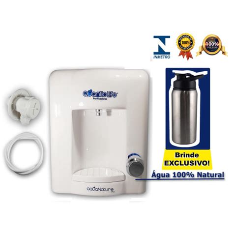 Purificador Agua Aquanature Alcalina Ionizada Ph No Shoptime