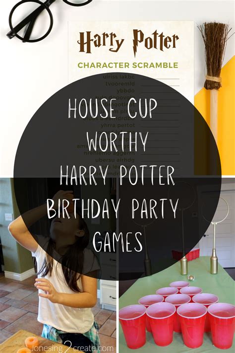 75+ House Cup Harry Potter Birthday Party Games - Fun Party Pop