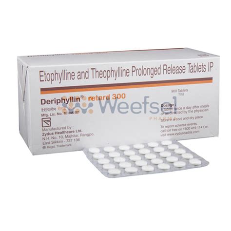 Etophylline And Theophylline Tablets At Best Price In Surat Weefsel