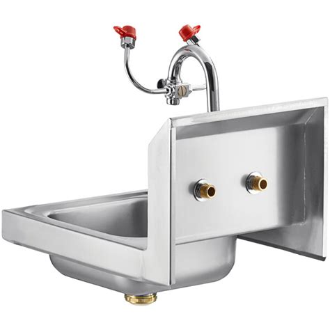 Regency X Wall Mounted Hand Sink With Eyewash Station