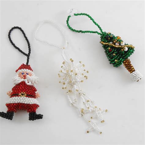 Seed Bead Ornament Etsy