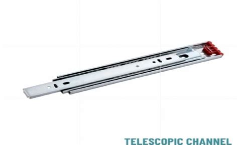 Rectangular Smooth Stainless Steel Telescopic Channel For Drawer At Rs