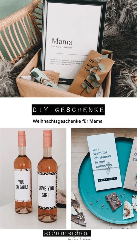 DIY Weihnachtsgeschenk Mama Diy Geschenke Gifts Christmas Gifts