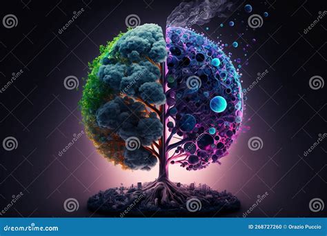 Las Emisiones De CO2 Reducen Su Huella De Carbono Stock de ilustración