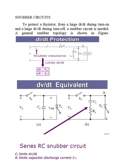 Snubber Circuits