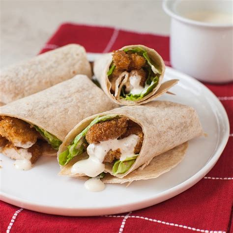 Crispy Chicken Caesar Wraps Mccormick