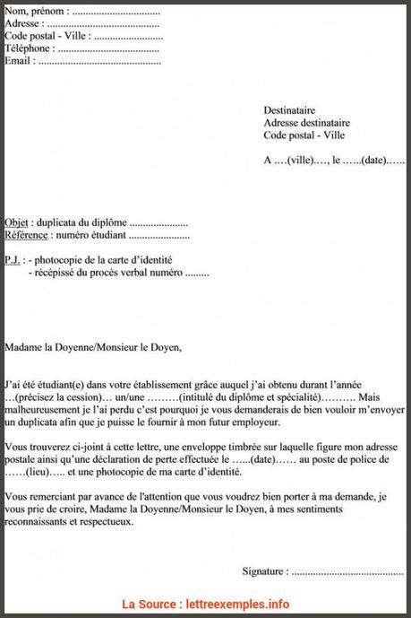 Lettre De D Sistement Ch Que Perdu Paperblog