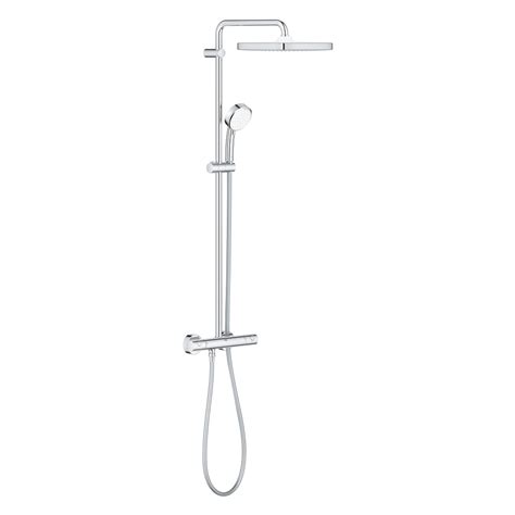 Tempesta Cosmopolitan System 250 Cube Shower system with thermostat for ...